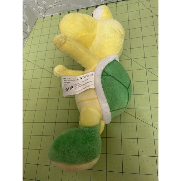 Super Mario Nintendo Koopa Troopa Turtle 8" Plush 2019 Stuffed Animal Yellow - Picture 2 of 10